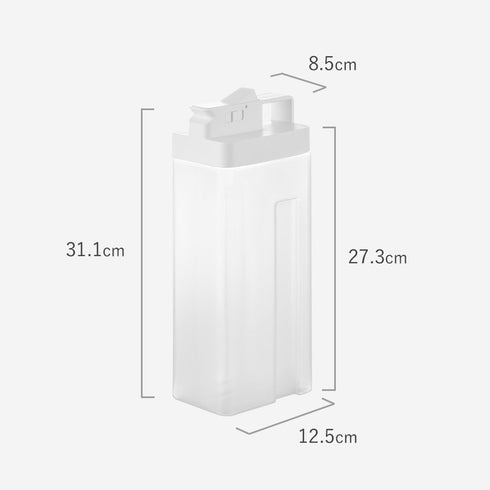 倒して置けてそのまま注げる冷水筒 タワー 2.2L.|s12