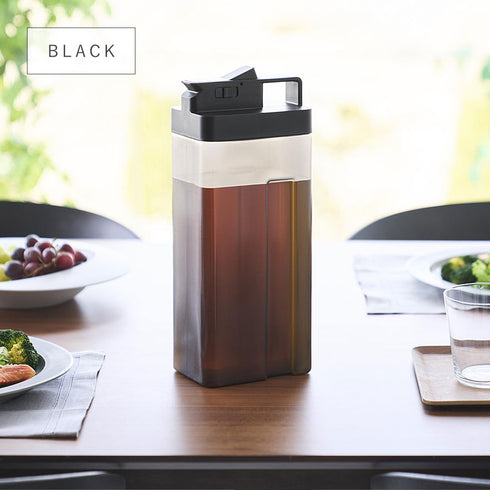 倒して置けてそのまま注げる冷水筒 タワー 2.2L.|s10