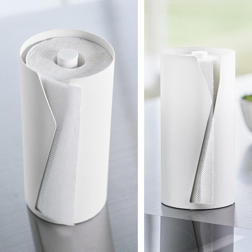 片手でカット隠せるキッチンペーパーホルダー タワー 縦タイプ.|s7