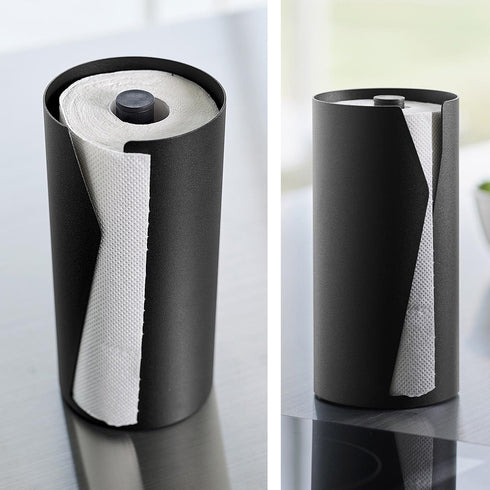 片手でカット隠せるキッチンペーパーホルダー タワー 縦タイプ.|s9