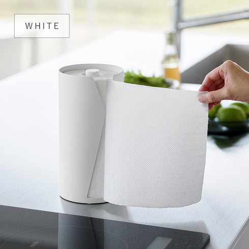 片手でカット隠せるキッチンペーパーホルダー タワー 縦タイプ.|s6