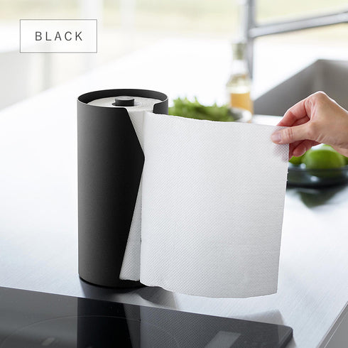 片手でカット隠せるキッチンペーパーホルダー タワー 縦タイプ.|s8
