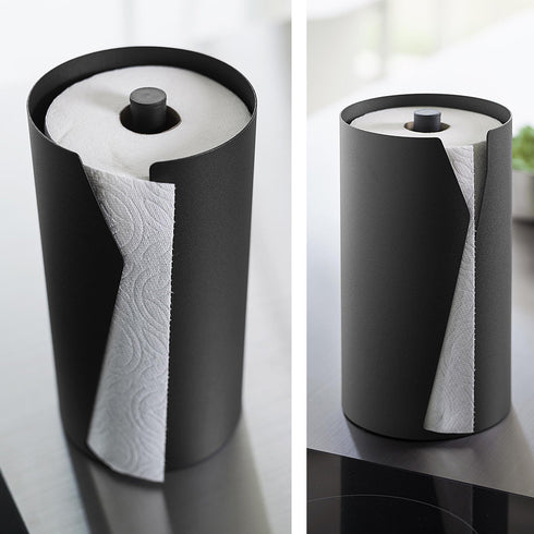 片手でカット隠せるキッチンペーパーホルダー タワー 縦タイプ L.|s9