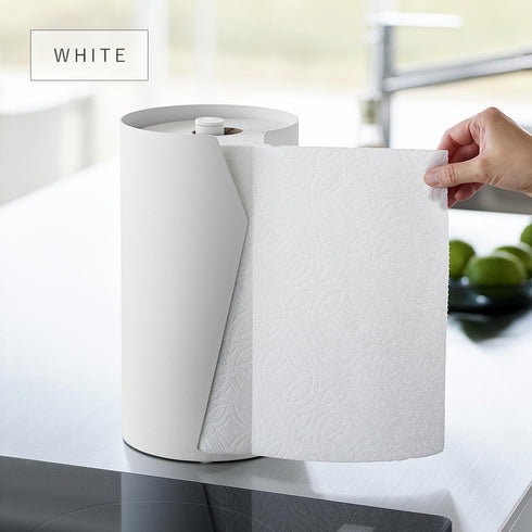 片手でカット隠せるキッチンペーパーホルダー タワー 縦タイプ L.|s6