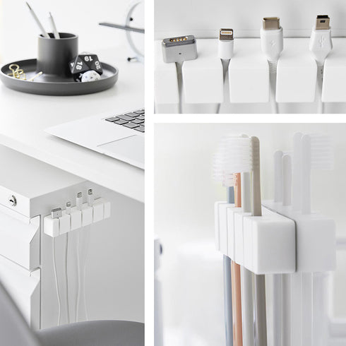 フィルムフックシリコーン歯ブラシホルダー タワー 5連.|s10