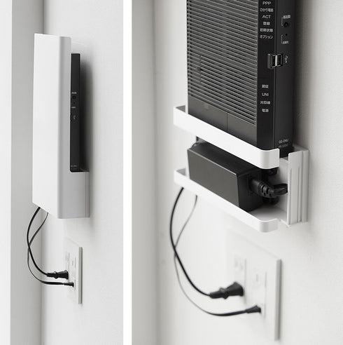 ウォール隠せるルーター収納 タワー tower Lサイズ 石こうボード壁対応.|s10