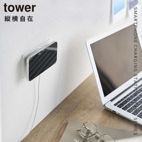 ウォールスマートフォン充電ホルダー タワー 石こうボード壁対応.|s1
