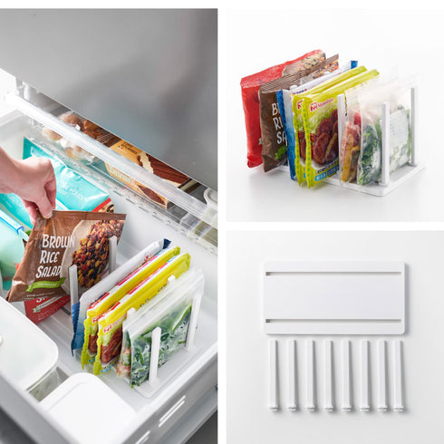 冷凍庫中仕切り調節収納スタンド タワー W27.|s9