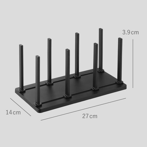 冷凍庫中仕切り調節収納スタンド タワー W27.|s12