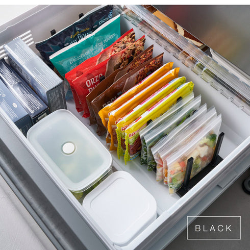 冷凍庫中仕切り調節収納スタンド タワー W27.|s10