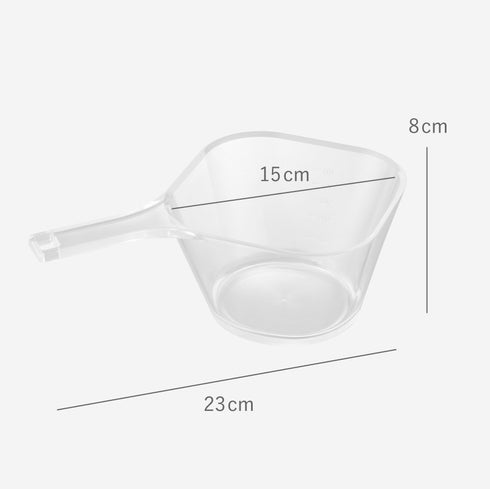 電子レンジ対応洗いやすいハンドル付き下ごしらえボウル タワー L クリア.|s8