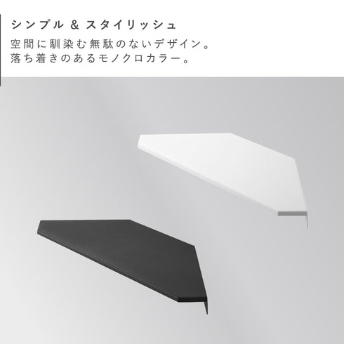 ウォールコーナー サーキュレーターラック スマート S 石こうボード壁対応.|s2