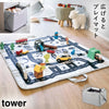 プレイマットにもなるおもちゃ収納 タワー ライトグレー.|m2