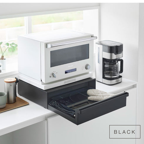 カセットコンロが入る家電下ラック タワー 1段.|s8