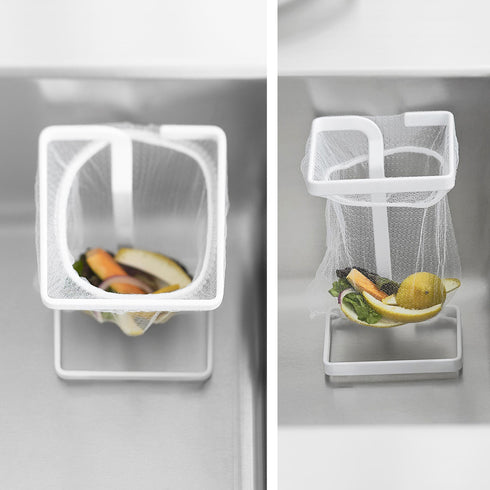 コーナーに置ける水切りネットホルダー タワー スクエア.|s8