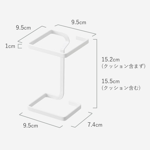 コーナーに置ける水切りネットホルダー タワー スクエア.|s11