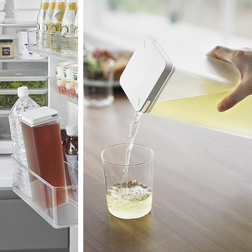 水はね防止フィルター付き両方から注げる冷水筒 タワー.|s8