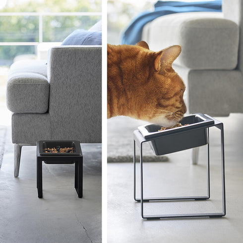 早食い防止ペットフードボウルスタンド タワー 斜めハイタイプ.|s9