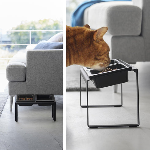 早食い防止ペットフードボウルスタンド セット タワー斜めハイタイプ.|s10