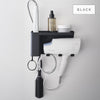 壁付けドライヤー&ヘアーアイロンホルダー タワー tower トレー付き.|s11