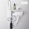 壁付けドライヤー&ヘアーアイロンホルダー タワー tower トレー付き.|s9