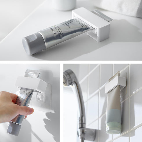 フィルムフック歯磨き粉チューブホルダー ミスト ホワイト.|s9