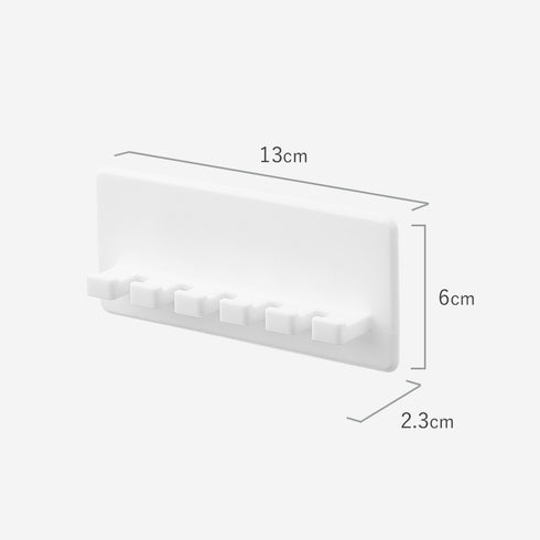 シリコーン吸盤歯ブラシホルダー タワー 5連.|s12