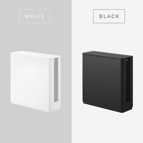 蓋付き重ねられる仕切り付きスリムルーター収納ケース スマート.|s12