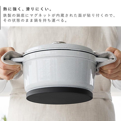 マグネットシリコーン鍋敷き タワー 丸型.|s5