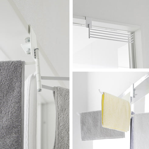 360度回転できる室内物干しタオルハンガー タワー.|s9