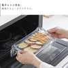 電子レンジ対応連結できる洗いやすい下ごしらえ調理トレータワー 浅型 2個組 クリア.|s5