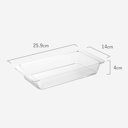 電子レンジ対応連結できる洗いやすい下ごしらえ調理トレータワー 深型 2個組 クリア.|s10