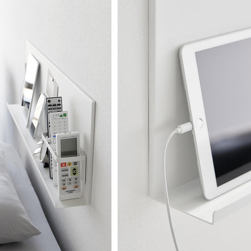 壁付けスチールパネル タワー tower リモコンホルダー付き.|s11