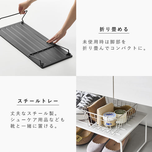 折り畳みシューズラック タワー.|s6