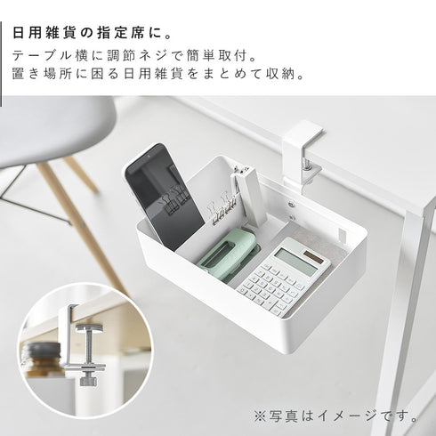 テーブル横回転収納ラック タワー 仕切り付き.|s3