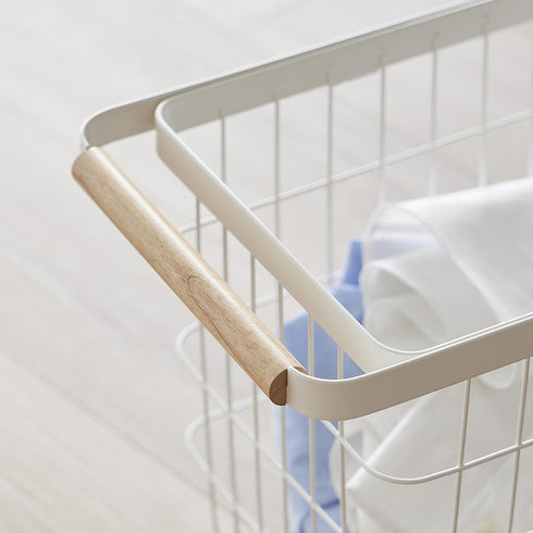 ランドリーバスケット トスカ スリム M ホワイト.|s8