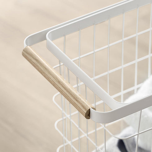 ランドリーバスケット トスカ スリム L ホワイト.|s8