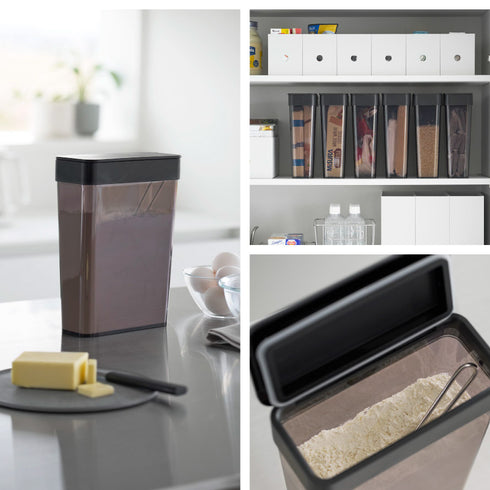 パッキン付きスリム収納ケース タワー 2.3L.|s11