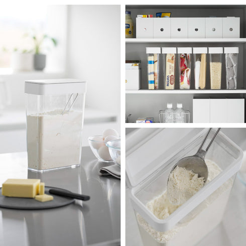 パッキン付きスリム収納ケース タワー 2.3L.|s9