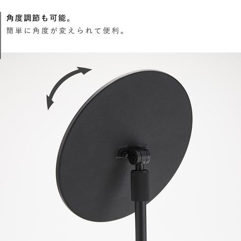 高さと角度が調節できる収納付きスタンドミラー タワー tower.|s5