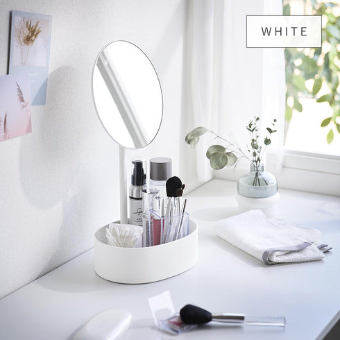 高さと角度が調節できる収納付きスタンドミラー タワー.|s8