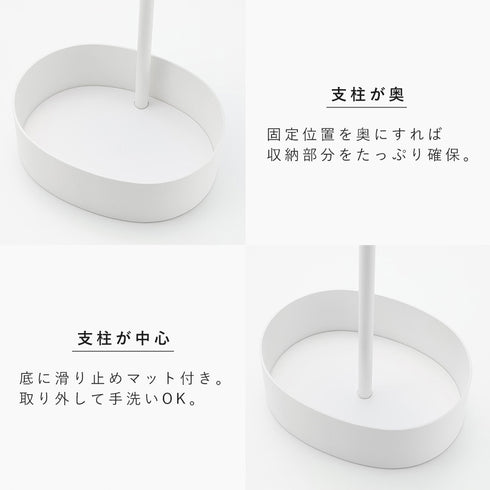 高さと角度が調節できる収納付きスタンドミラー タワー tower.|s7