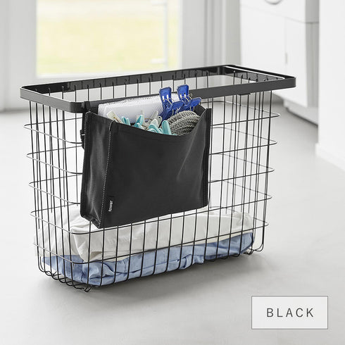 洗濯カゴに取り付けるピンチ&ネット収納ポケット タワー.|s10