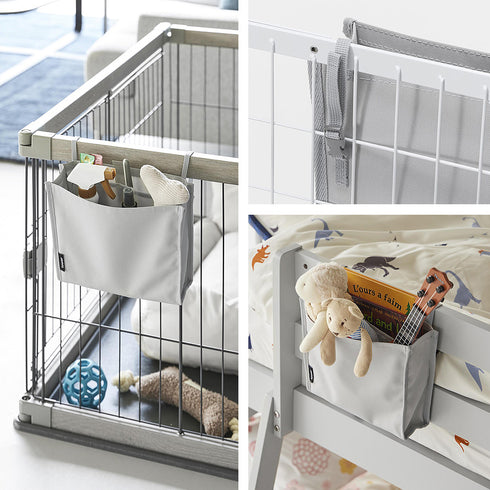 洗濯カゴに取り付けるピンチ&ネット収納ポケット タワー.|s9