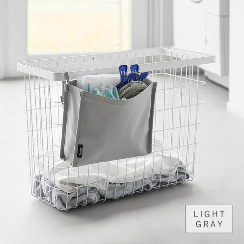 洗濯カゴに取り付けるピンチ&ネット収納ポケット タワー.|s8