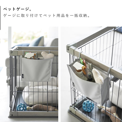 洗濯カゴに取り付けるピンチ&ネット収納ポケット タワー.|s6