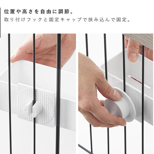 ペットゲージに取り付けるバスケット ヌークス S.|s5