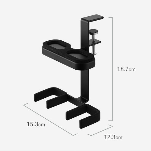 デスク横VRゴーグル&コントローラー収納ラック スマート.|s11