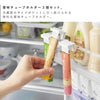 引っ掛け絞れる薬味チューブホルダー タワー tower 3個組.|s3