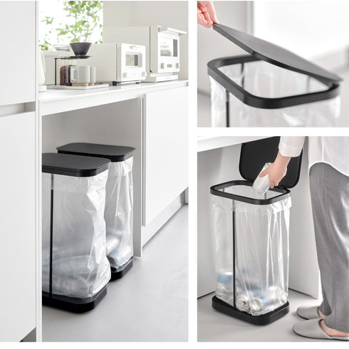 キャスター付き横開き分別ゴミ袋ホルダー ルーチェ.|s12